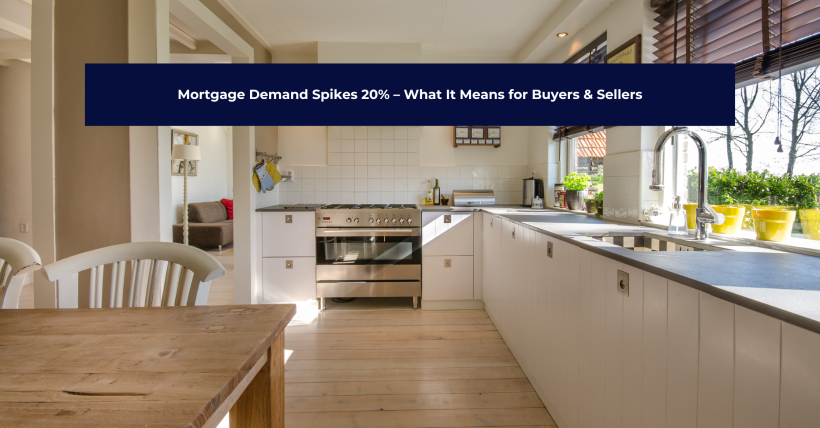 Mortgage Demand Spikes 20% – What It Means for Buyers & Sellers